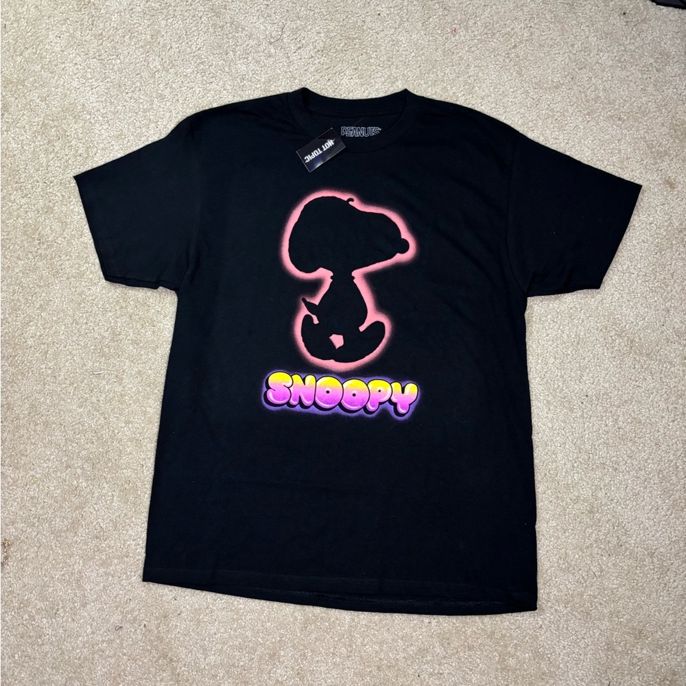 Snoopy Black T-Shirt